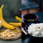 pisang dan sepiring nasi